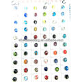 Wholesale Murano Glass Beads with 925 Sterling Silver Core LS-137